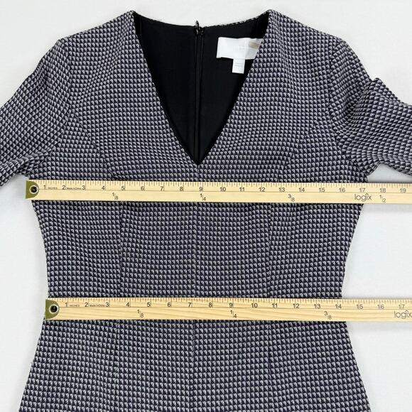Boss Hugo Boss Women's Dalissa Sheath Dress Size 4 Purple Grey Printed - Picture 13 of 16